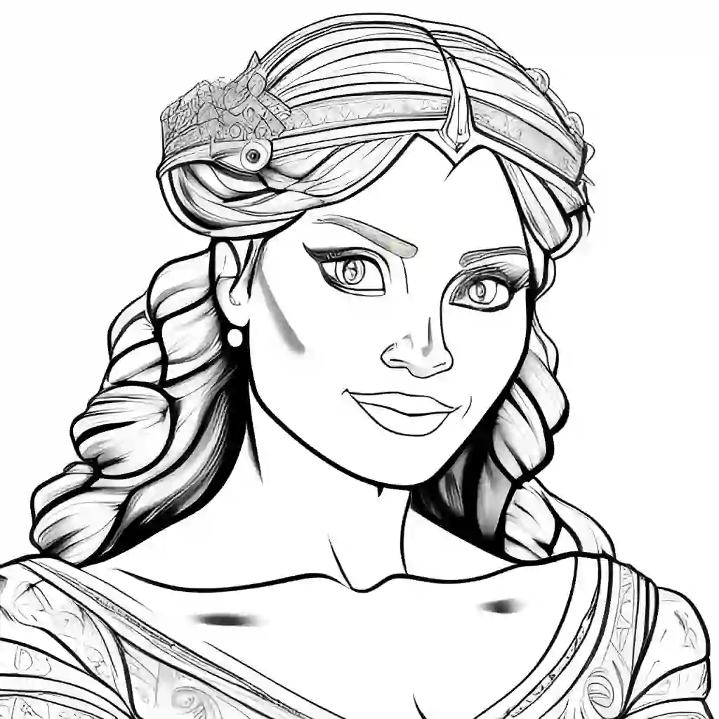 Anna coloring pages